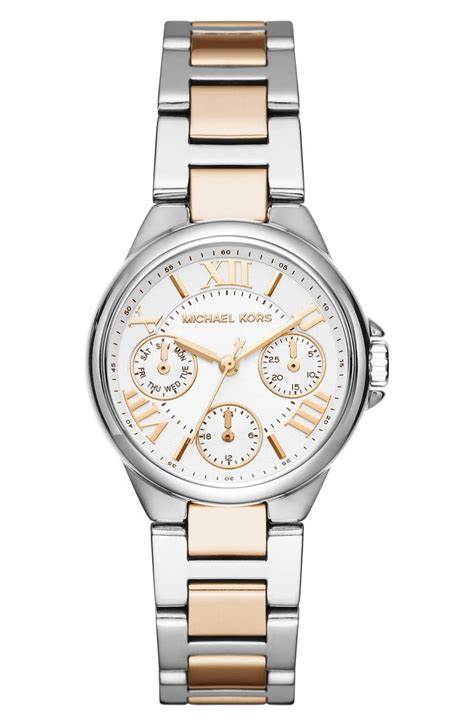 michael michael kors mini camille multifunction bracelet watch 33mm|michael kors mini camille.